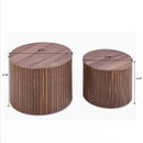 Handcrafted Nested Table Set, 2 Pieces by Unique Piece Furniture
