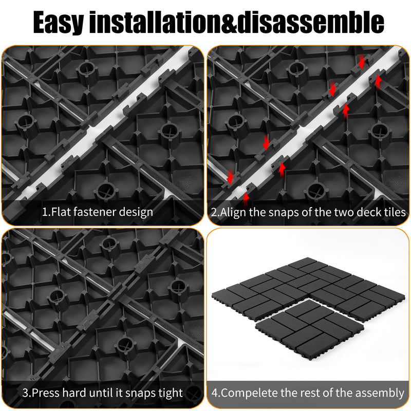 Plastic Interlocking Decking Tiles - Perfect for Any Outdoor Space, photo 10 of 10