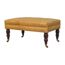 Buffalo - Ottoman With Castor Legs by HouseOfZazla