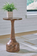 Joville - Accent Table - Medium Brown