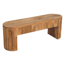 Soba - Straight Media Unit - Oak by Unique Piece Furniture