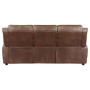 Worthington - Padded Arm Sofa - Dark Brown by HouseOfZazla