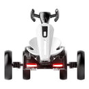 Electric Kids Pedal Go Kart With Adjustable Seat, Foldable Design by HouseOfZazla