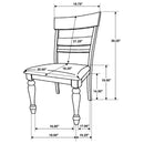 Kavita - Dining Side Chair (Set of 2) - Charcoal by HouseOfZazla
