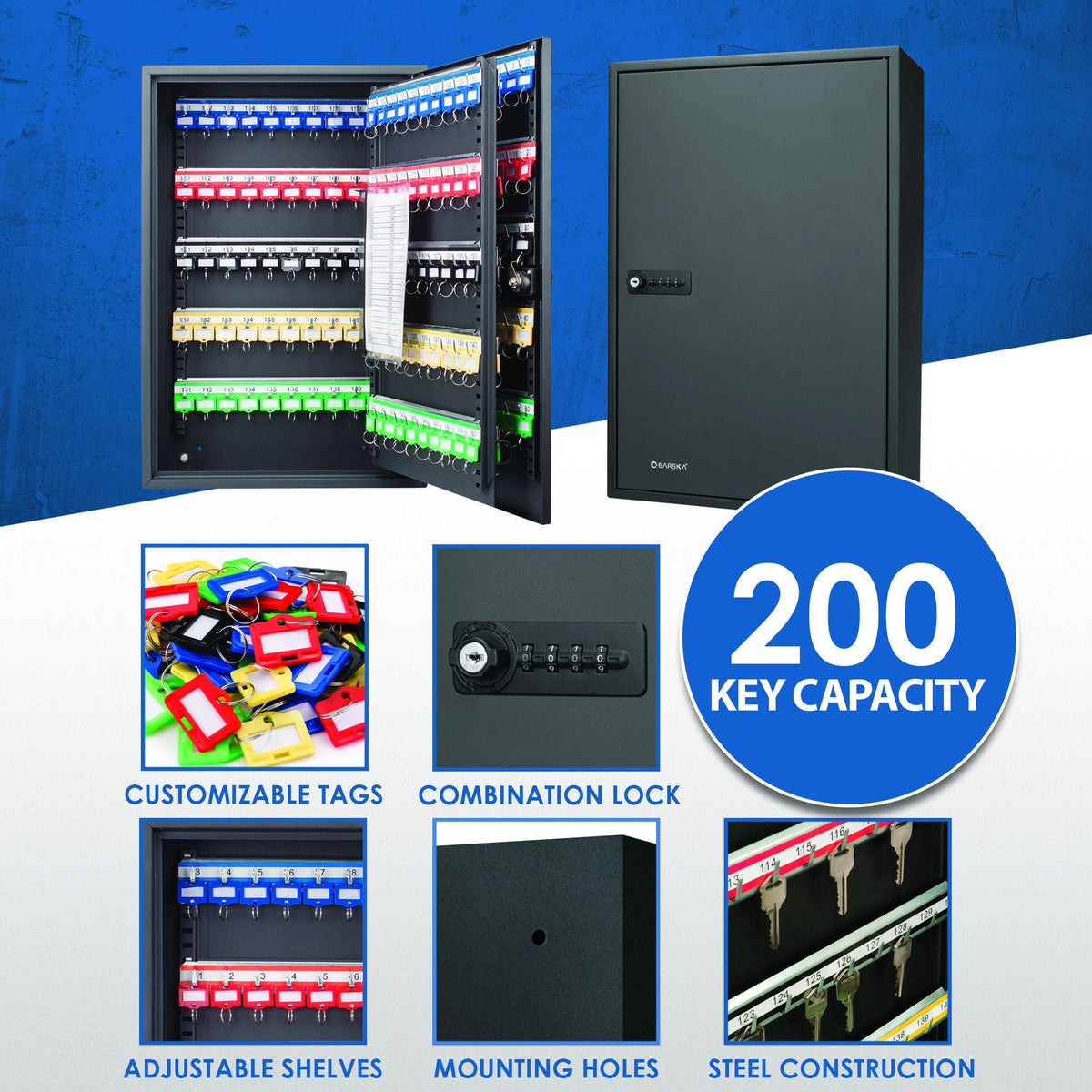 Adjustable Key Cabinet With Combination Lock, photo 14 of 17