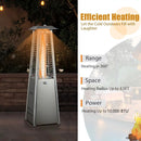 10000 BTU Portable Stainless Steel Tabletop Patio Heater with Glass Tube by LJGDeals