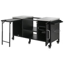 K&K 72.4' Large Grill Table for Big Green Egg