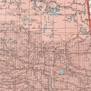Vintage Map of Saskatchewan Canada, 1925
