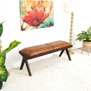 Chad - Bench - Brown / Tan by Unique Piece Furniture