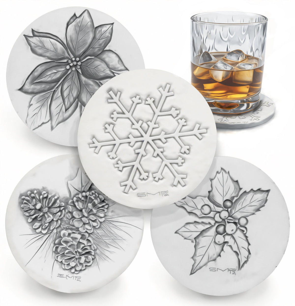 Christmas Drink Coasters