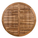 TOPMAX Modern 5-Piece Patio Extendable Wooden Dining Table Set, 12inch Butterfly Leaf Foldable Round Kitchen Table Set with 4 Rattan Arm Chairs for Backyard,Balcony, Garden, Poolside, Natural