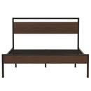 Ceres - Metal Bed With Wood Headboard & Footboard by HouseOfZazla