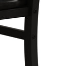 Rectangular Stretch Dining Table With 4 Chairs - Black / Gray