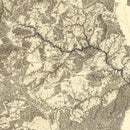 Vintage Map of the Battle of Appomattox Court House, 1869
