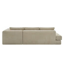 L-Shaped Modular Sofa With Double Layer Cushion by HouseOfZazla