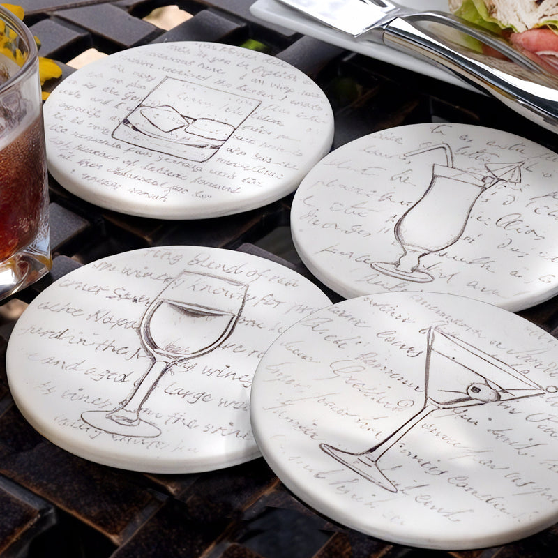Cocktail Glass Drink Coasters, photo 2 of 9