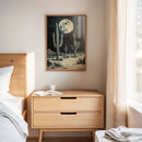 Desert Moonlight – Southwestern Nightscape Wall Art by Kooly