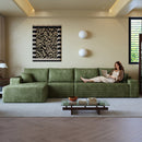 135" Cloud Sectional Couch with L-Shape Chaise