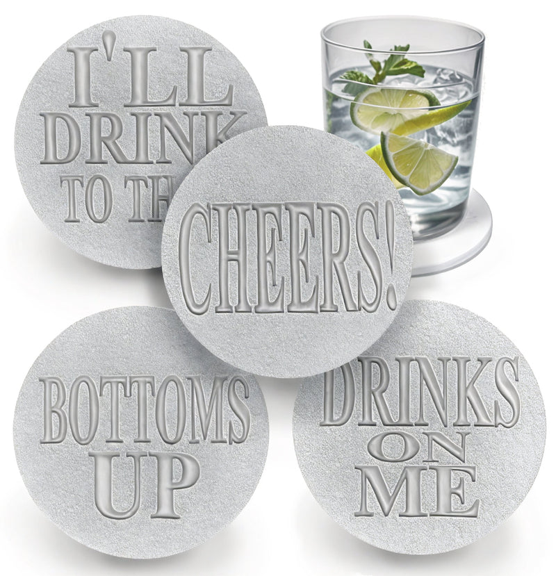 Drink Phrases Drink Coasters