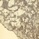 Vintage Map of the Battle of Cold Harbor, 1869
