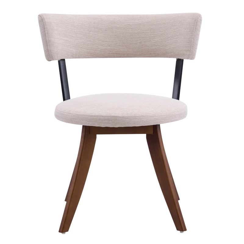 Modern Upholstered Dining Chairs with Curved Back, photo 4 of 10
