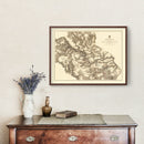 Vintage Map of the Battle of North Anna, 1869