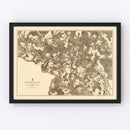Vintage Map of the Battle of Spottsylvania Court House, 1869