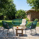 Nusa Outdoor Patio Wicker 3-Piece Chat Set by HouseOfZazla