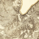 Vintage Map of the Battle of Chancellorville, 1869