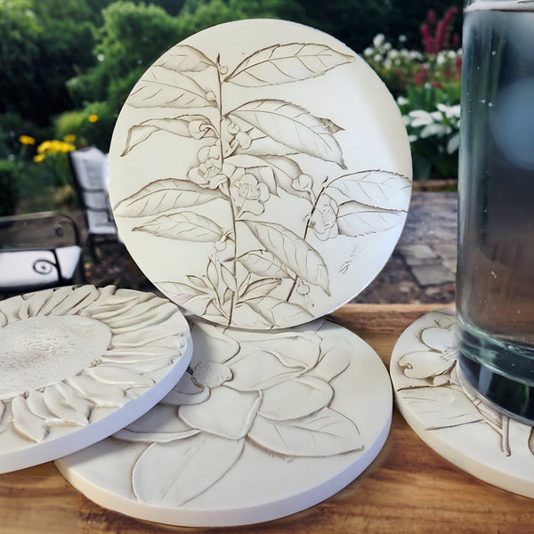 Mixed Flowers Drink Coasters, photo 2 of 8