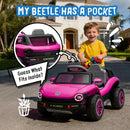 12V Licensed Volkswagen Beetle Kids Ride-On Electric Car by HouseOfZazla