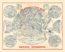 Vintage Map of the Richmond Virginia Region, 1864