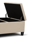 Harrison - Upholstered Coffee Table Storage Ottoman by Unique Piece Furniture