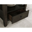 Fulton - 5 Piece Dining Table Set With Upholstered Chairs - Dark Brown by HouseOfZazla