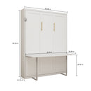 Folding Vertical Murphy Wall Bed by HouseOfZazla