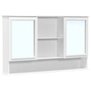 Wall Mounted Bathroom Medicine Cabinet With Double Mirrored Doors by HouseOfZazla