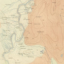 Vintage Map of Shoshone Geyser Basin  1904