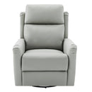 Manual Recliner Swivel Rocking Chair With 8-Point Massage and Heating