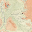 Vintage Map of Firehole Geyser Basin 1904