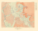 Vintage Map of Norris Geyser Basin 1904