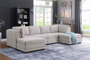 Kristin - Fabric Reversible Sectional Sofa by HouseOfZazla