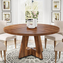 Round Dining Cross Base Kitchen Table by HouseOfZazla