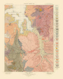 Vintage Map of Lake Sheet 1904