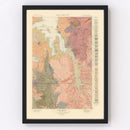 Vintage Map of Lake Sheet 1904