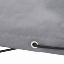 97" x 65" x 26" Heavy Duty Outdoor Sectional Sofa Cover, Waterproof Patio Furniture Cover for Weather Protection, Gray