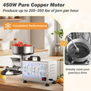 450W Electric Tomato Strainer Commercial Grade Food Mill Stainless Steel Sauce Maker by LJGDeals