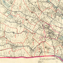 Vintage Map of Greenwich, Connecticut 1900
