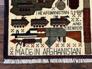 Afghan War Rug, Tanks Helicopters Guns