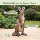 22" Mother Kangaroo with Joey Statue