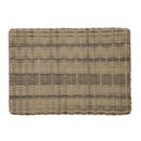 Outdoor Rattan Wicker Ottomans - Gray by HouseOfZazla